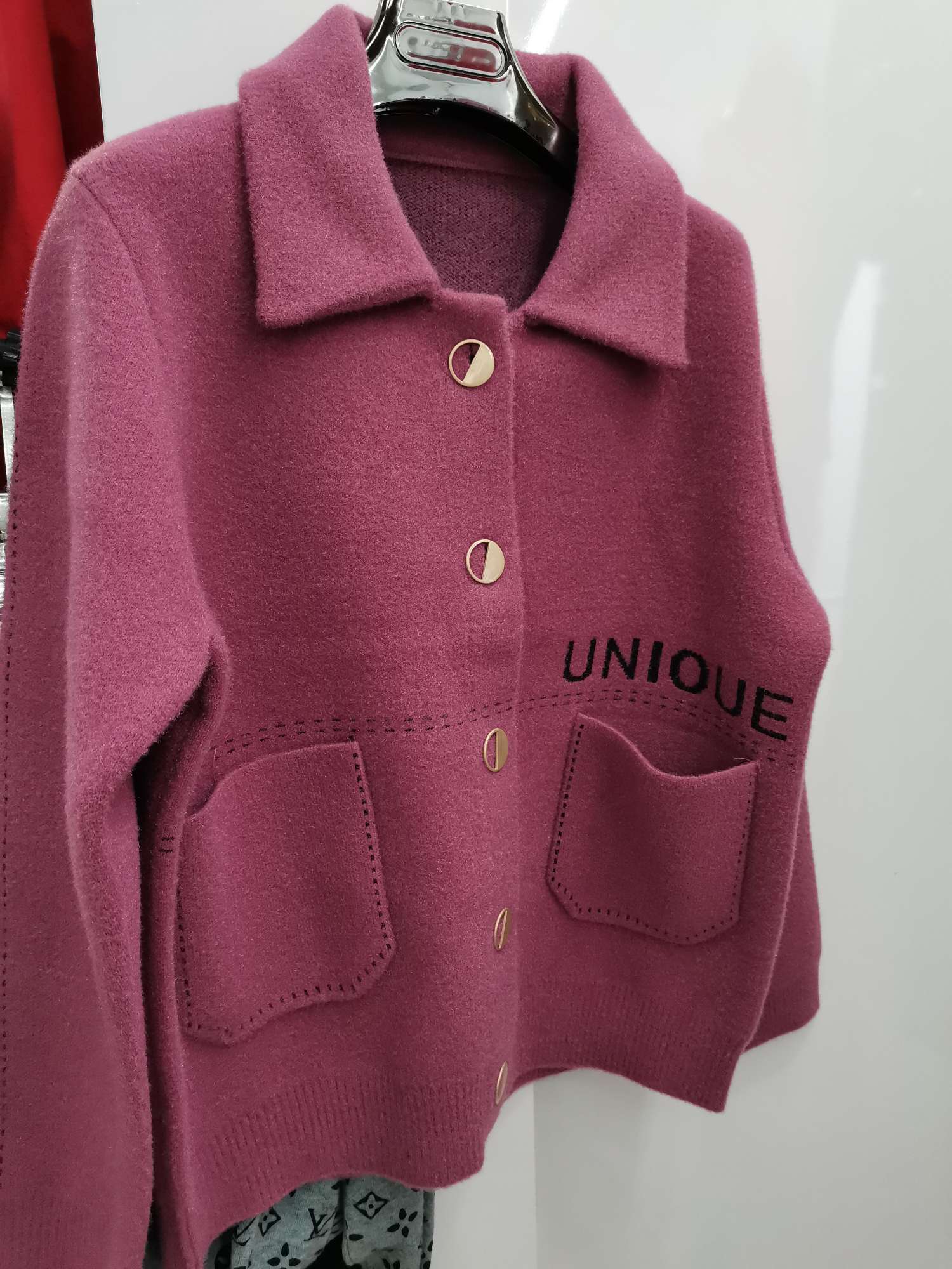 水晶绒开衬粉色