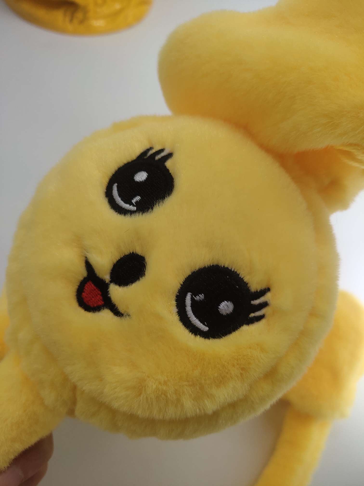 冬天保暖耳罩可爱一捏耳朵会动的兔子耳包耳捂防寒毛绒耳朵套少女详情7