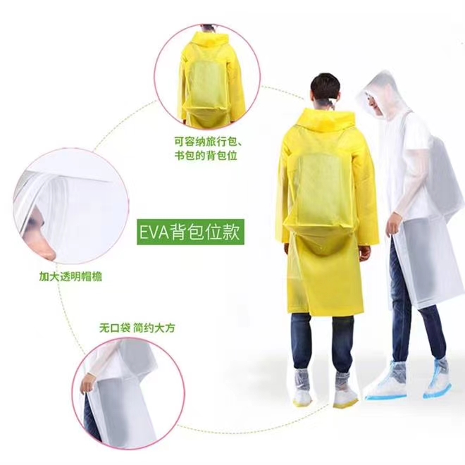 户外可背包式雨衣详情图3