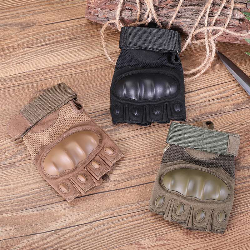 户外登山半指手套 战术 军迷手套