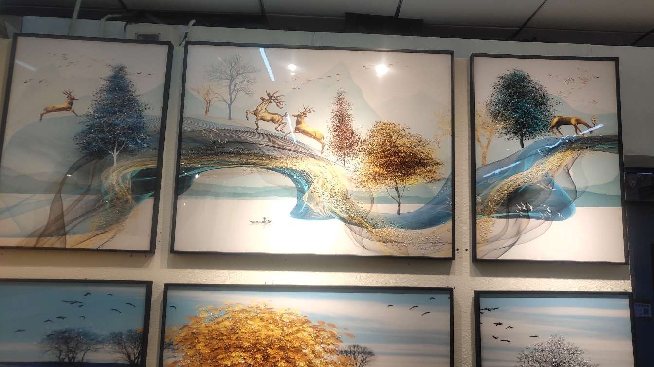 Fine Painting Aluminum Alloy Crystal Diamond Painting Specification drawing