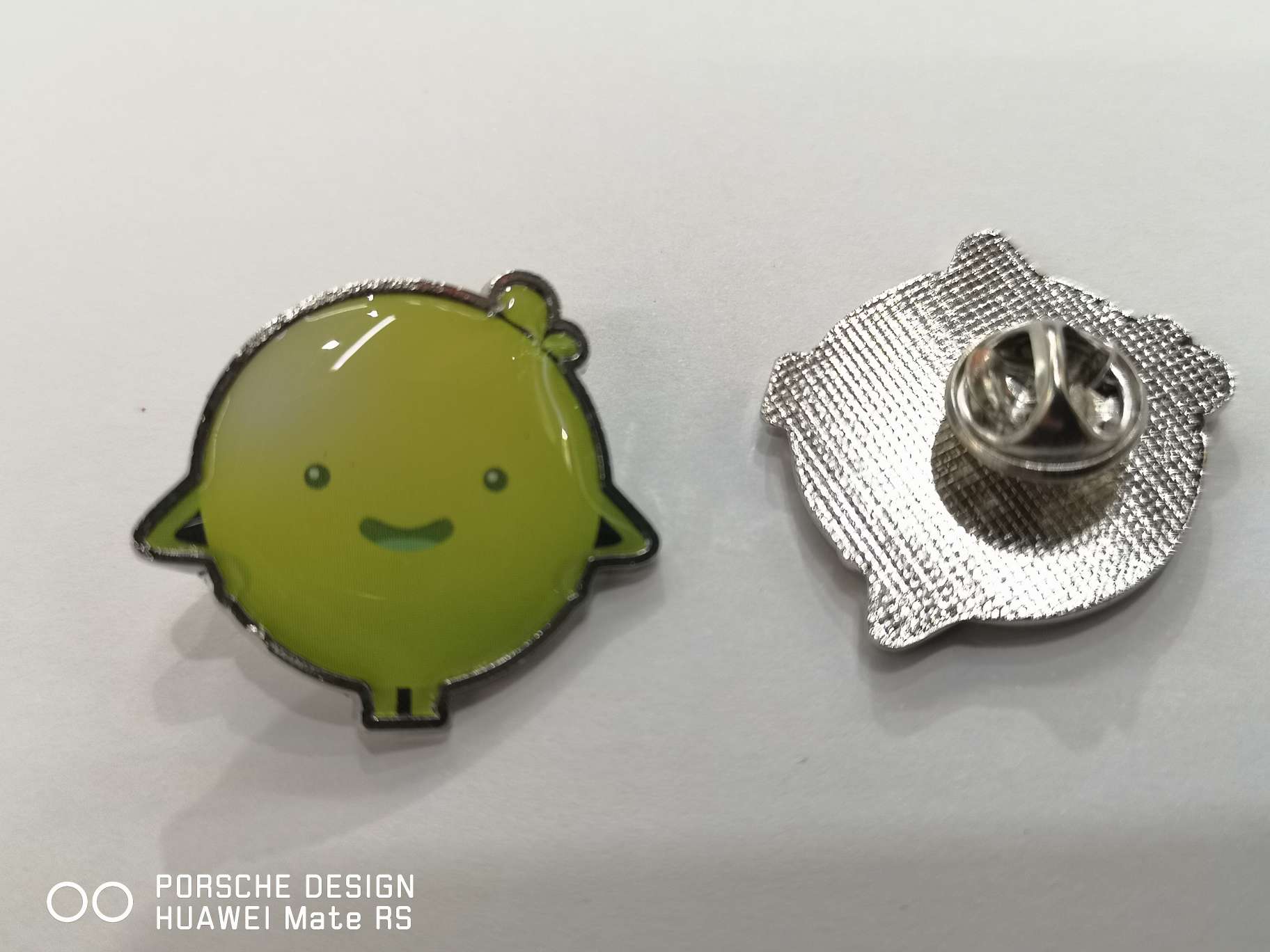 Metal badges, name badges, rubber-coated smiling face badges detail image 14