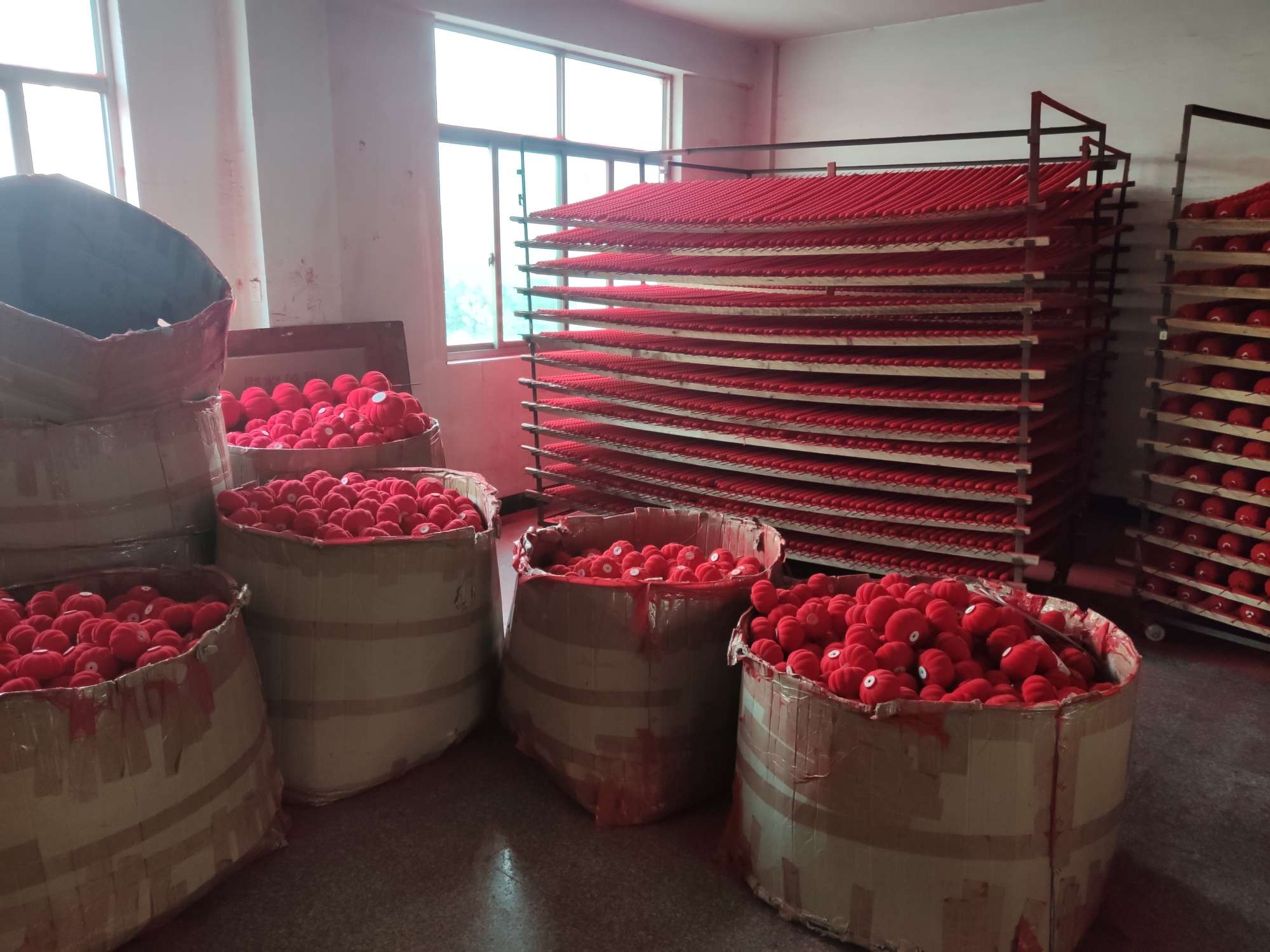 植绒灯笼 装饰灯笼 吸式小灯笼  3# 4# 5# 6# 进红商城白底实物图