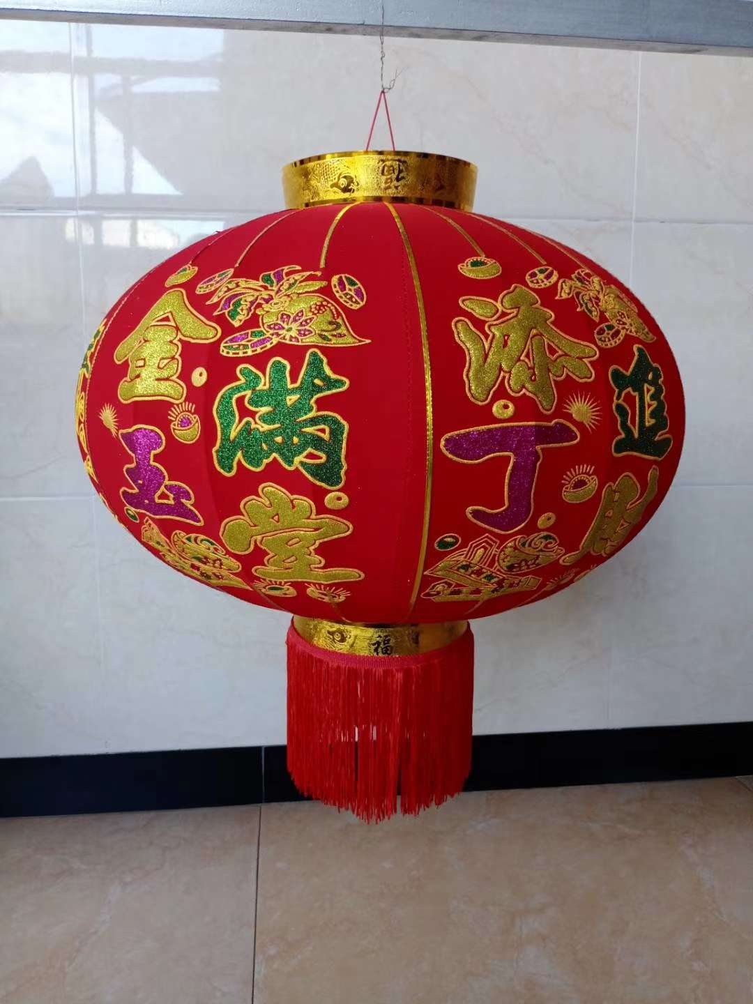 金粉 烫金 发泡 灯笼 乔迁灯笼 国庆灯笼 布灯笼 进红商城详情图7