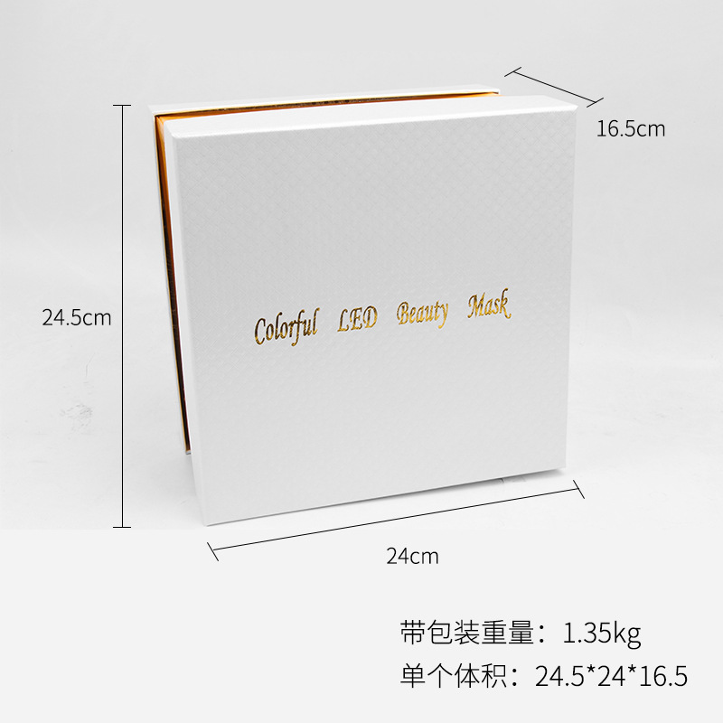 led美容面罩仪脖子面罩  光子嫩肤仪美容仪家用红蓝光治疗仪详情图3