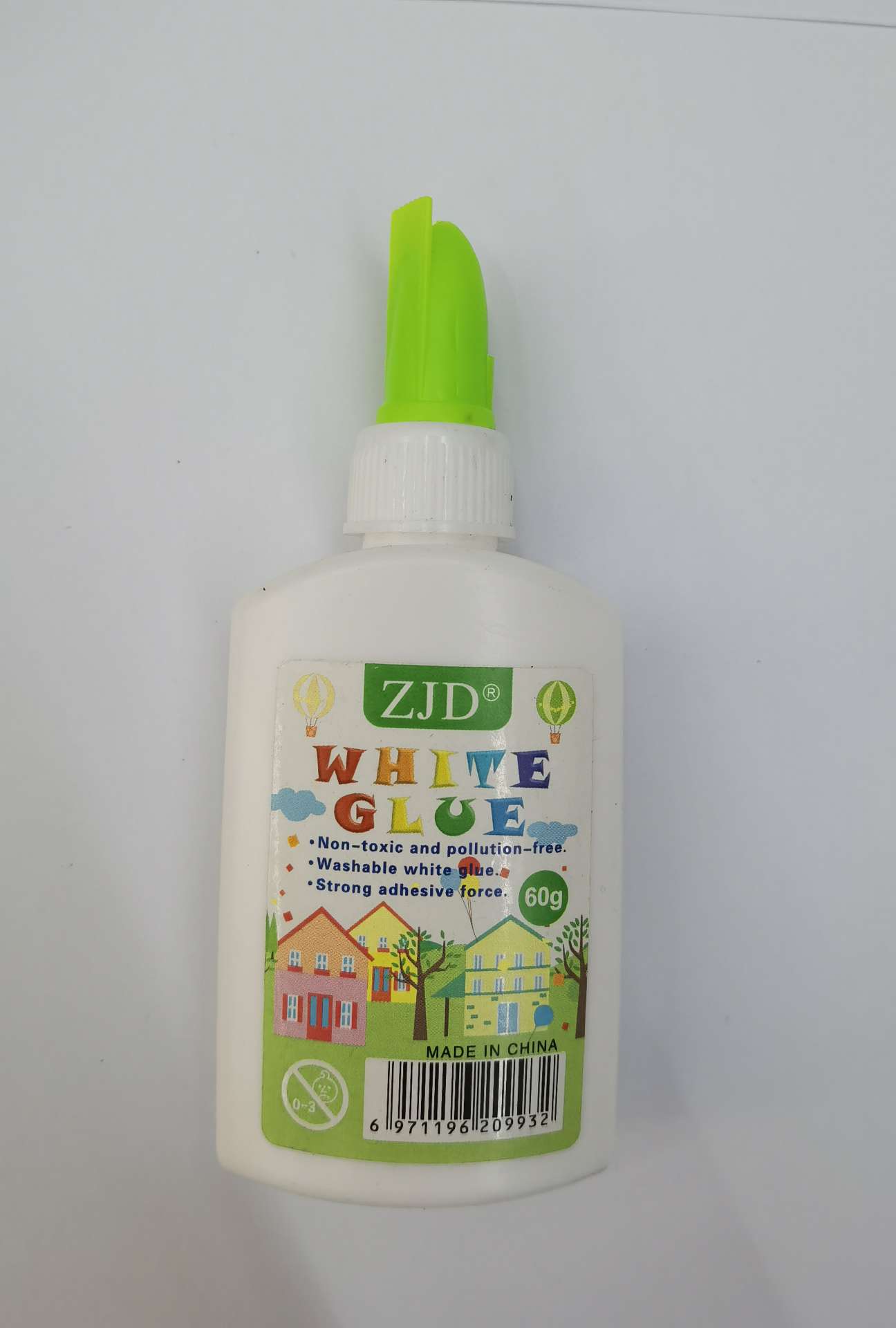 60克白胶木工胶白底实物图