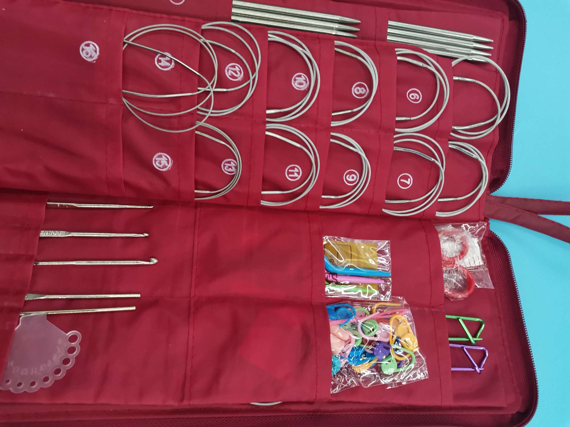 金鹊毛衣针编织工具套装(五件套)详情图2