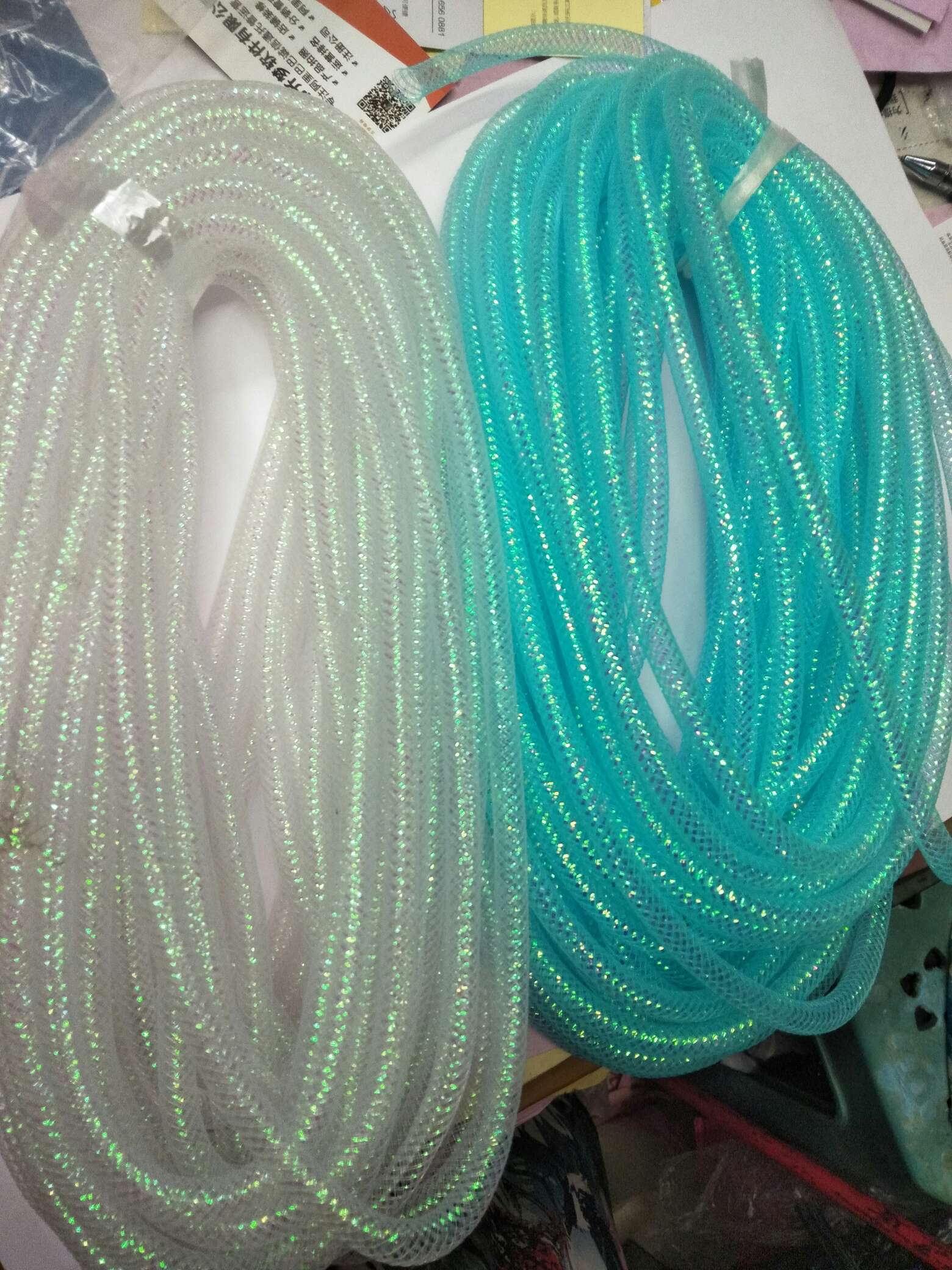 七彩圆管细节图