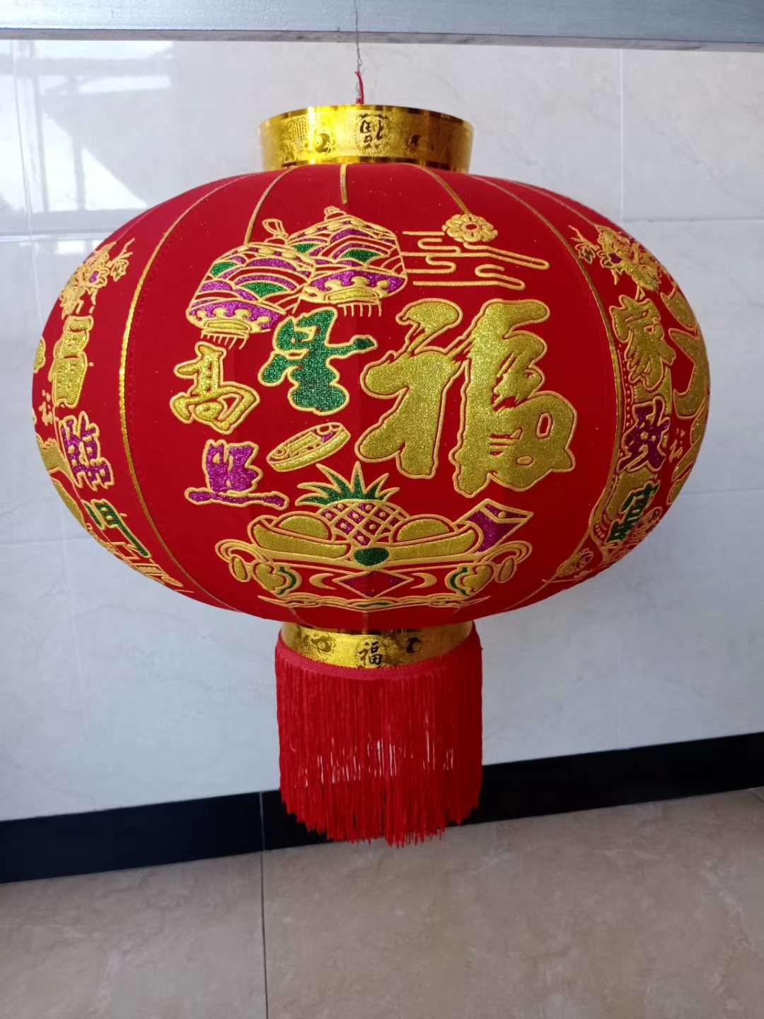 金粉 烫金 发泡 灯笼 乔迁灯笼 国庆灯笼 布灯笼 进红商城详情图7