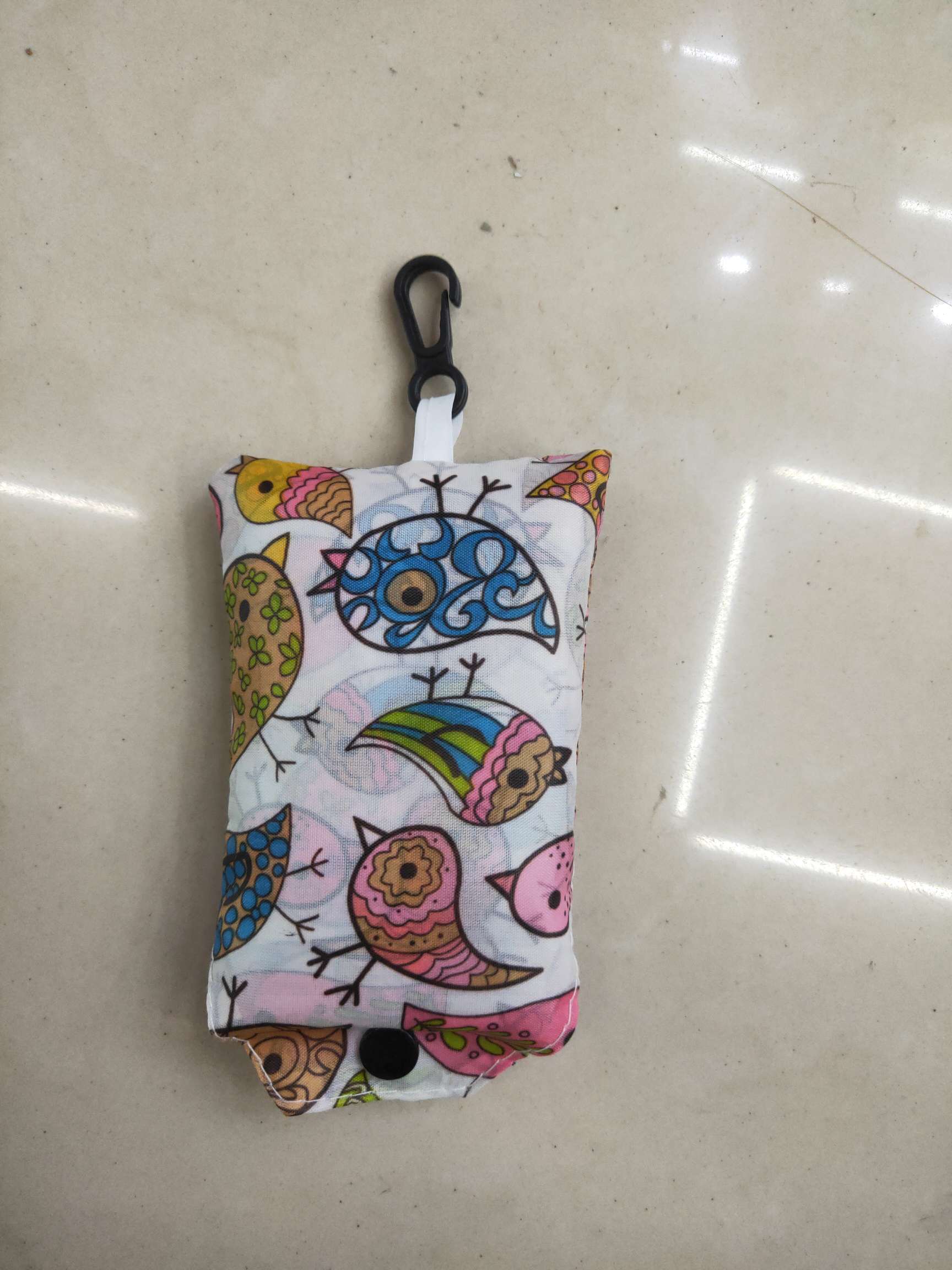 190T bolso de móvil plegable de tela floral