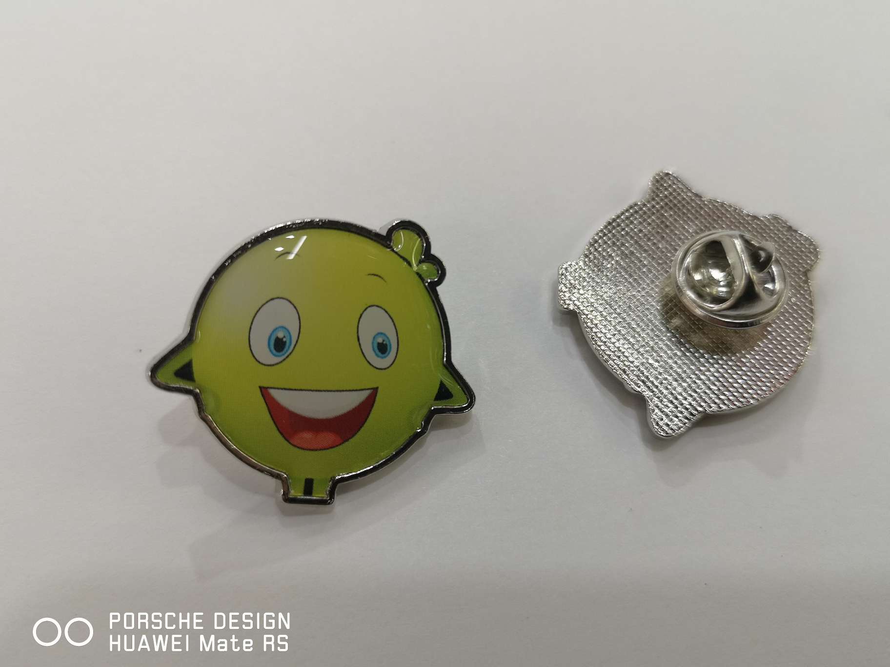 Metal badges, name badges, rubber-coated smiling face badges detail image 16