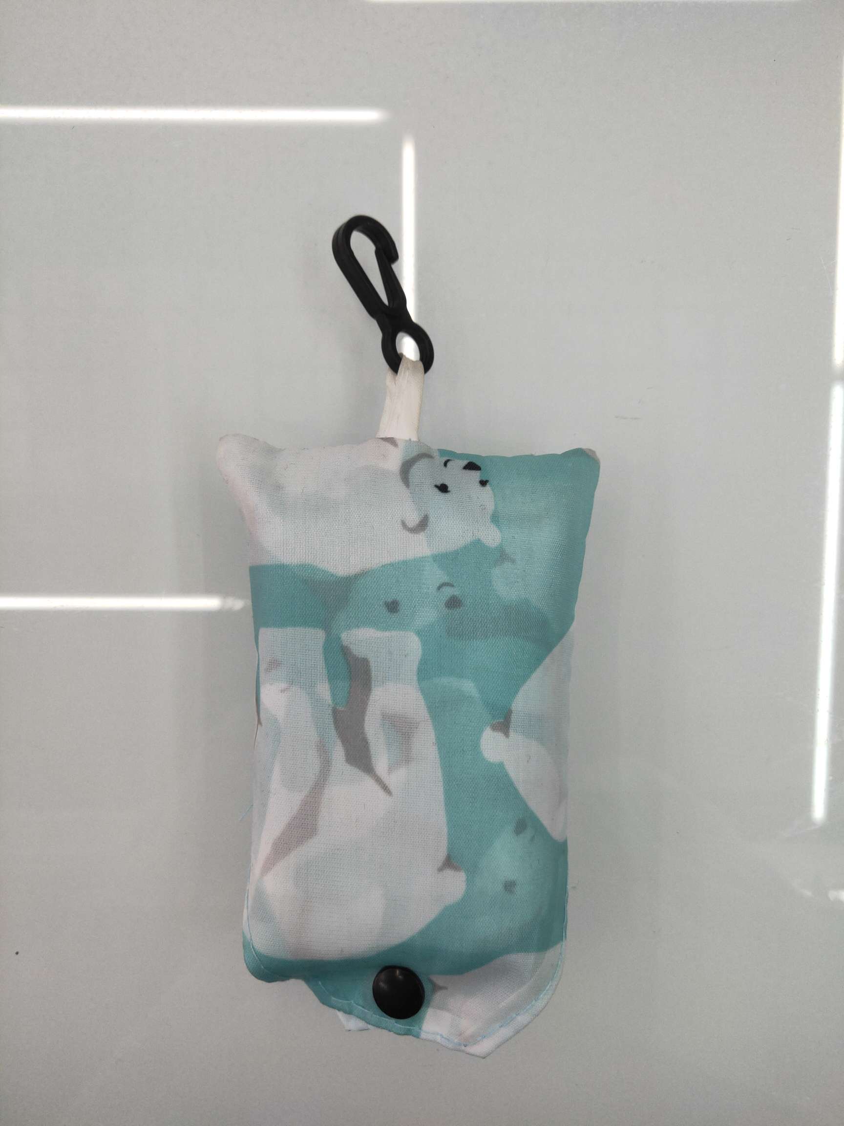 190 bolso de compras móvil plegable de tela floral no.7