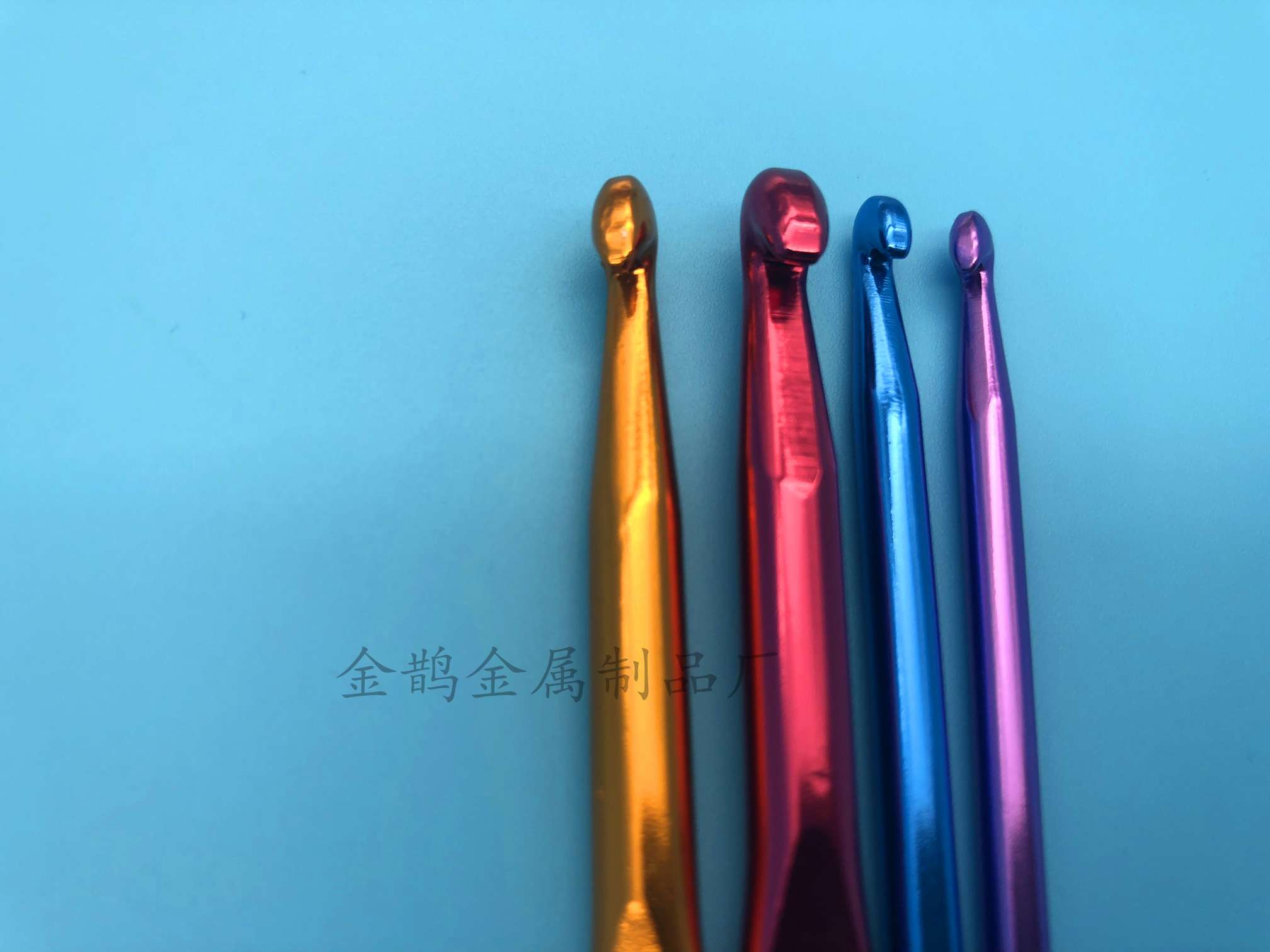 编织工具彩色铝钩针（2.0mm--10.0mm）详情图1