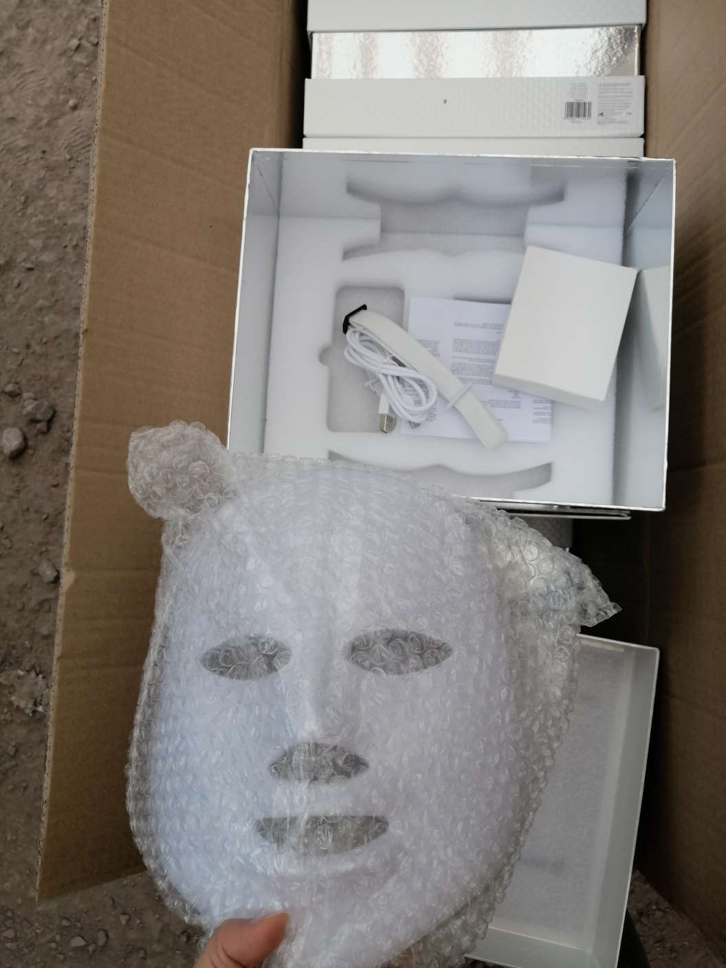 跨境美容 led彩光美容仪  面罩美容仪 光谱仪面罩美容仪家用详情图1