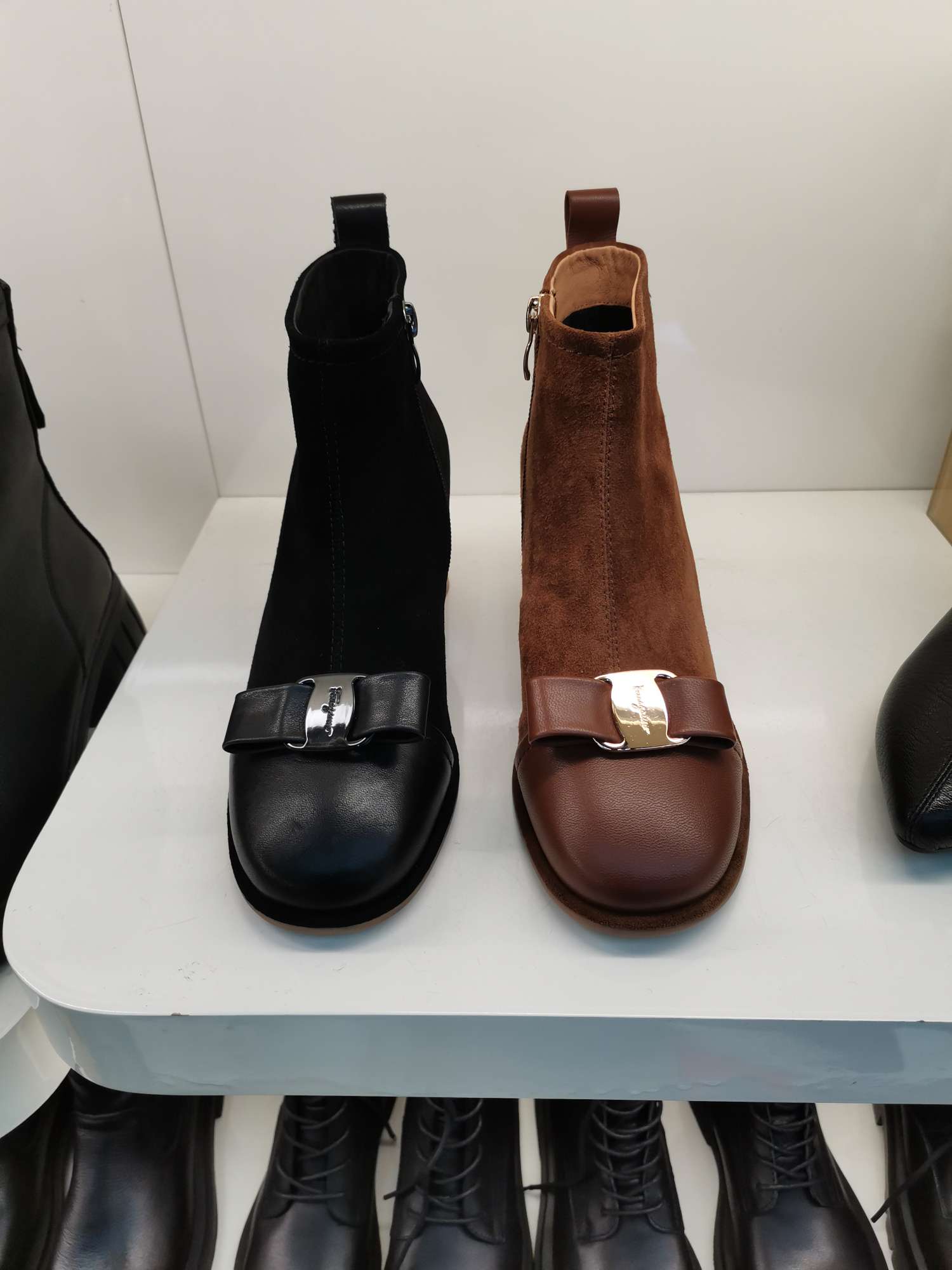 女式棉鞋实物图