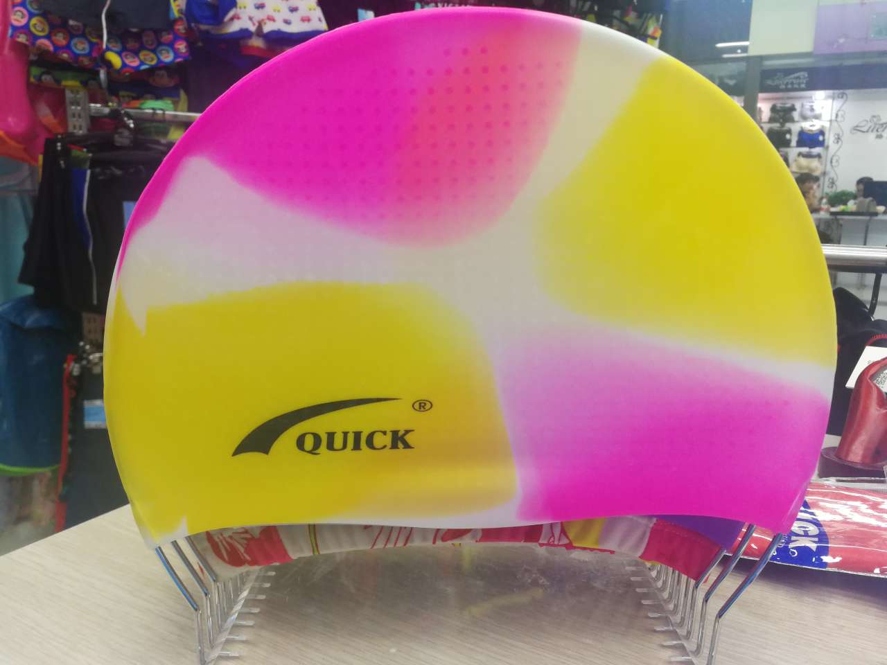 Silicone Swim Cap Size Women's Swim Cap Drop Cap Specification drawing