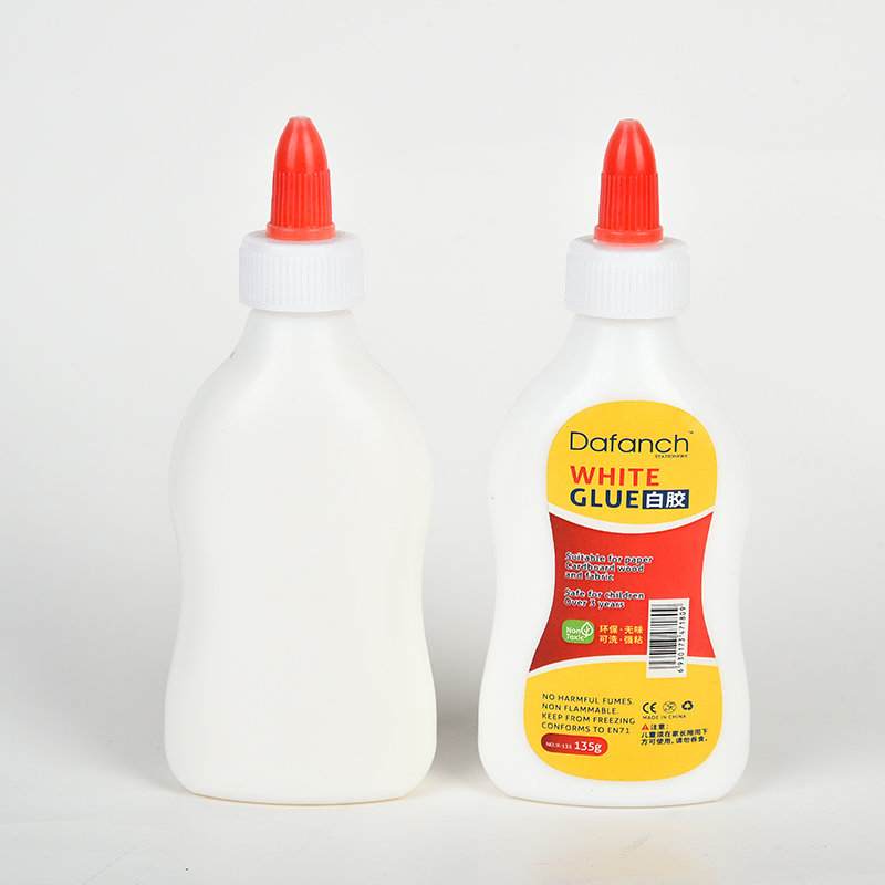 Flat Bottle Foreign Trade White Glue Specification drawing