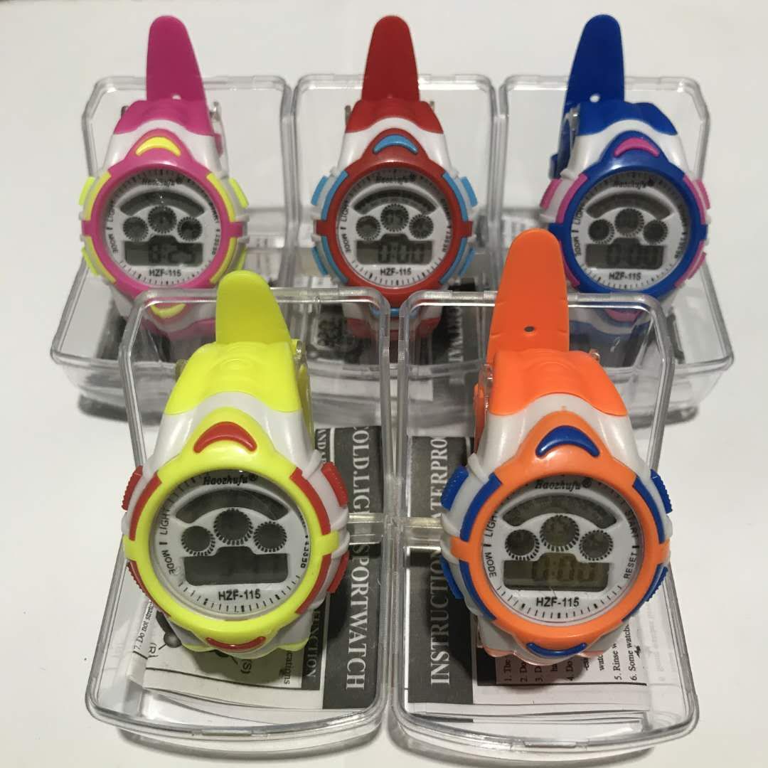 The electronic watch is colorful detail image 4