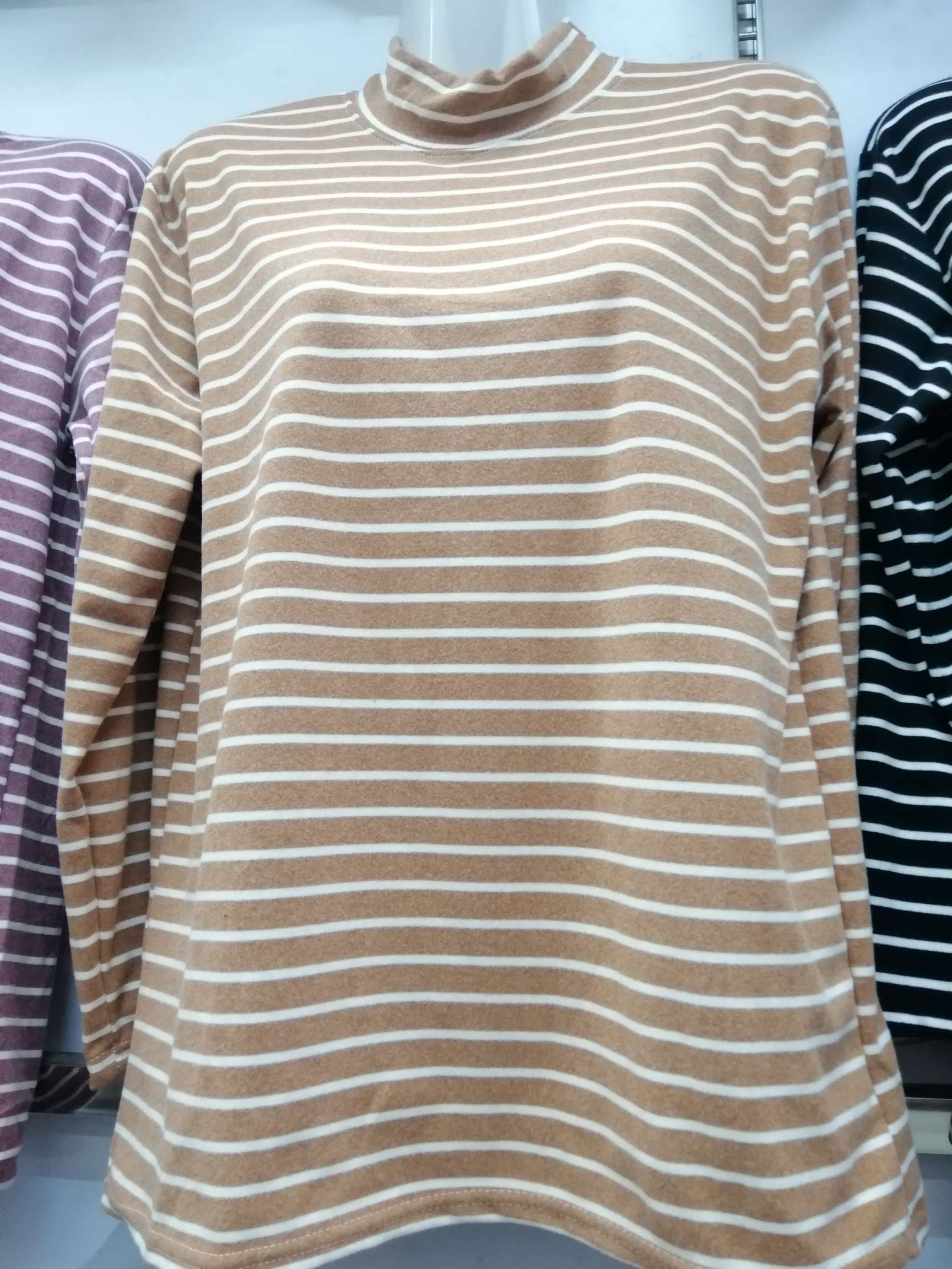 新款中老年女装  妈妈保暖衣   白搭内衣  女士上衣松大码半袖上衣纯棉潮流男装体恤详情图2