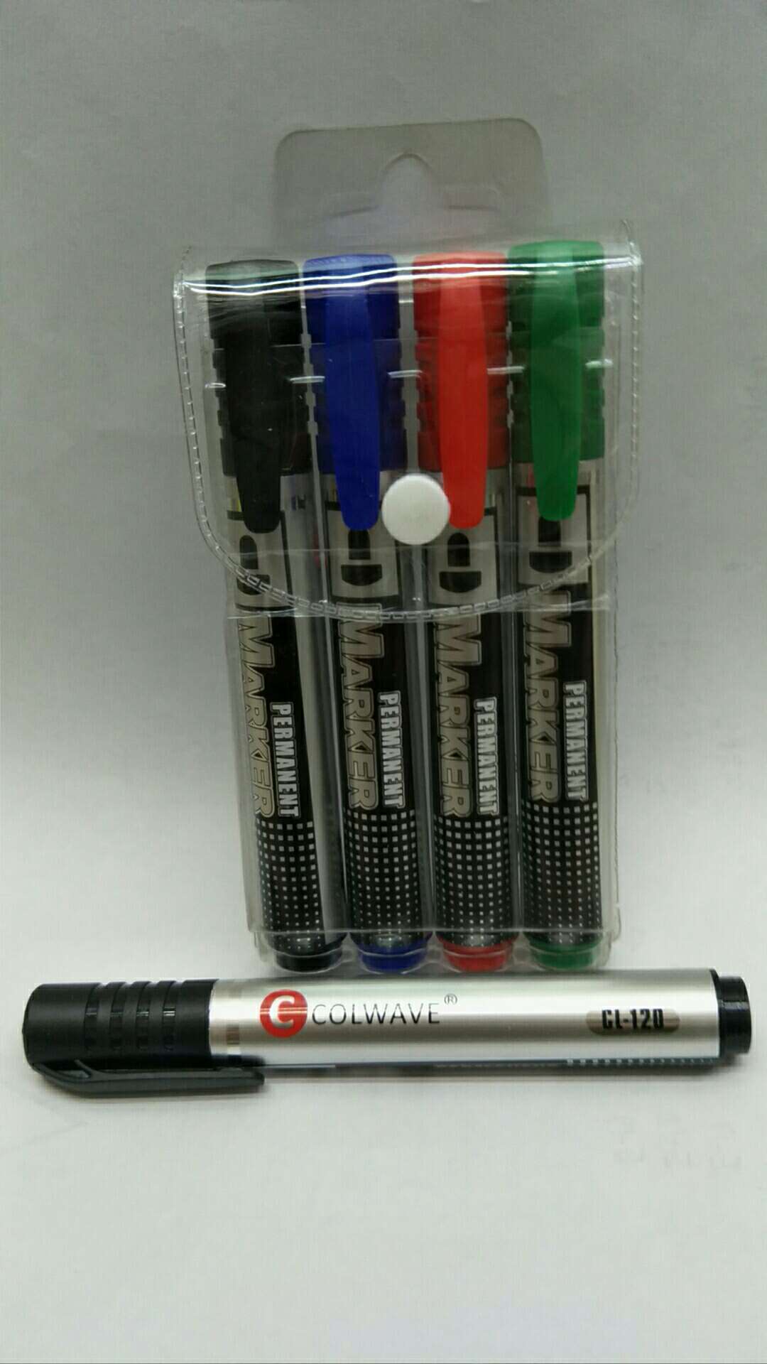 记号笔4支PVC袋装产品图