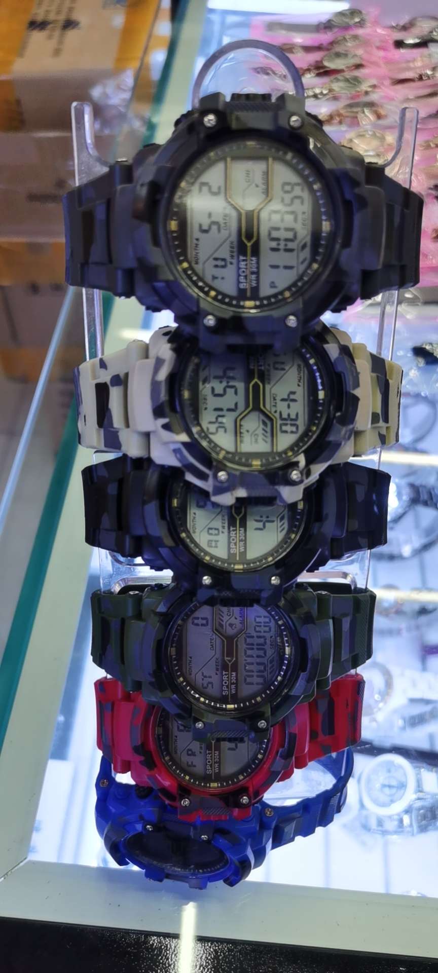 Waterproof sports watch