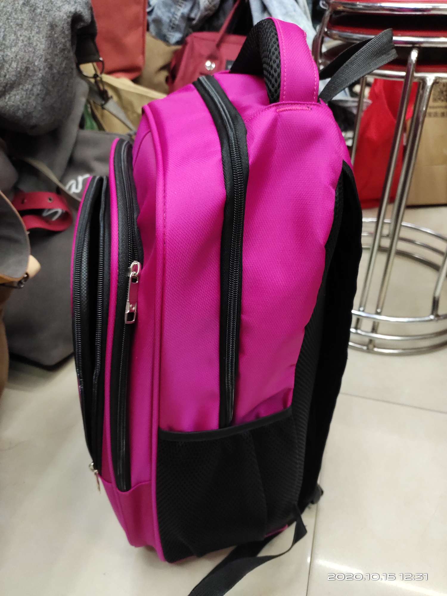 帆布女包实物图