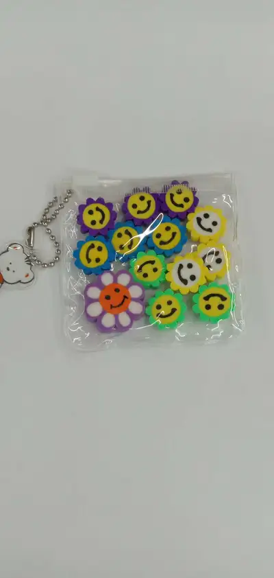Sunflower Eraser In Bag