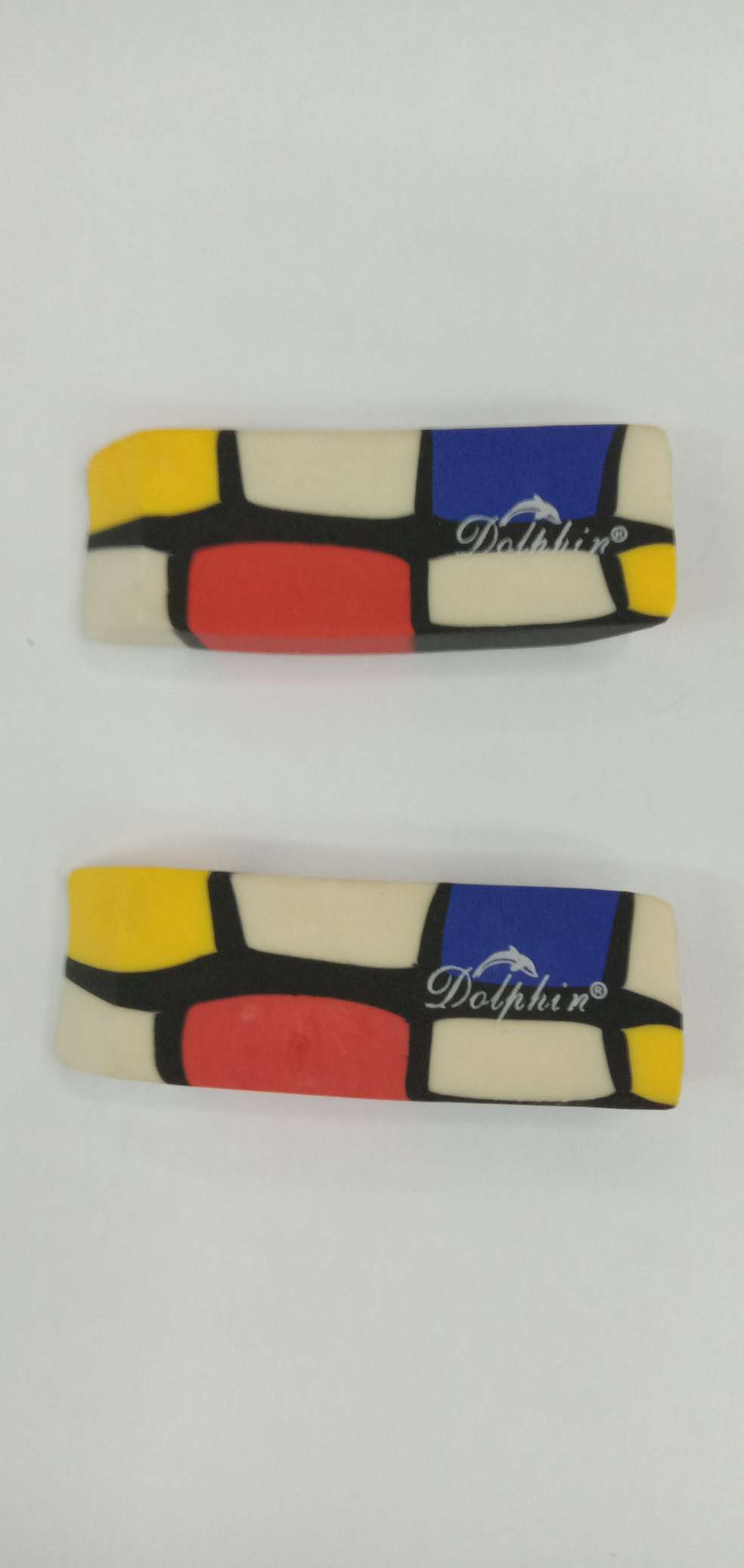 Multicolored eraser