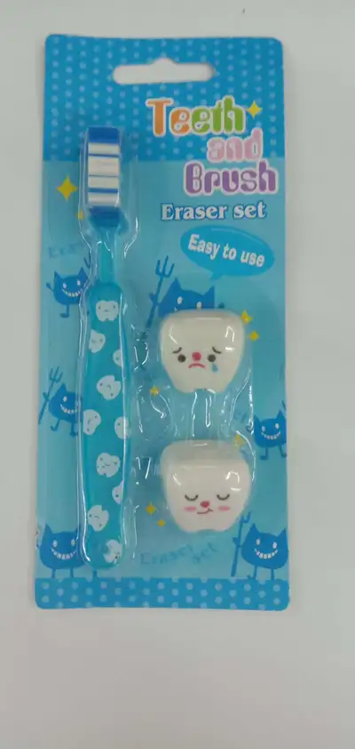 Toothbrush Cartoon Eraser