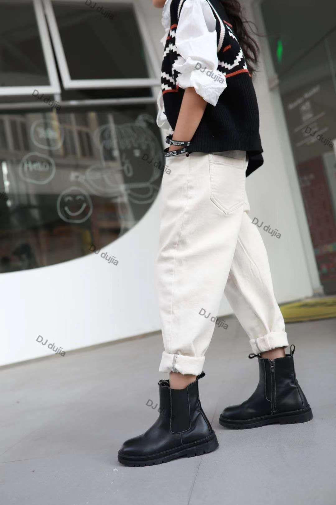 大童拉绒裤140-165产品图