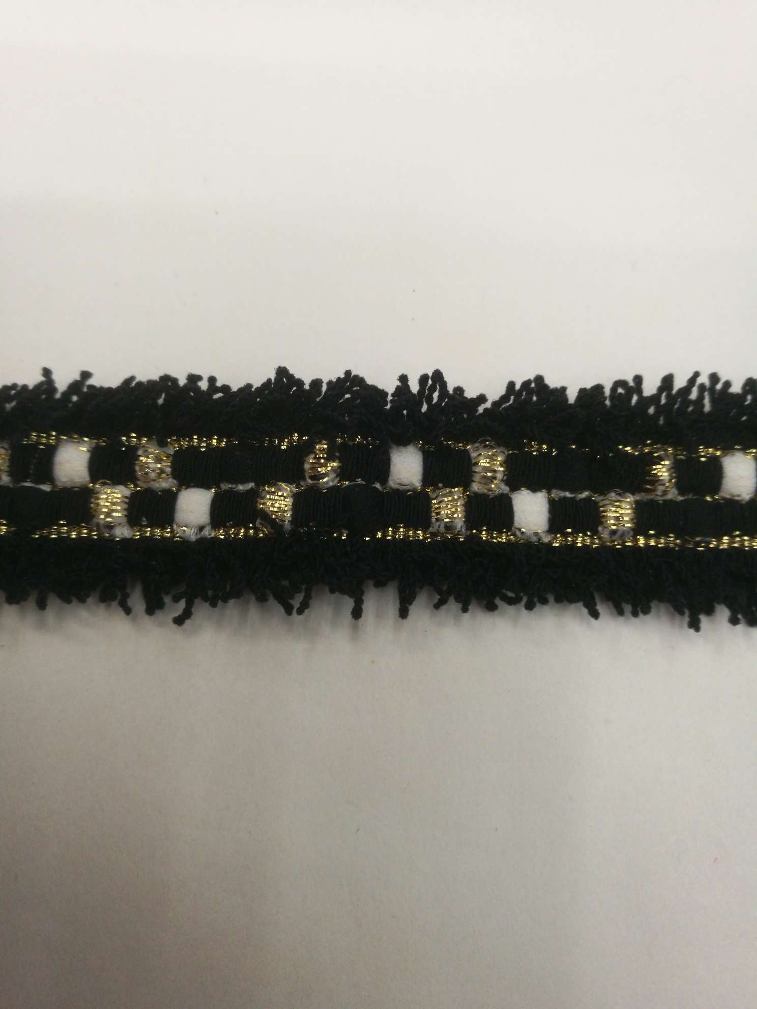 2.5cm black gold thread small fragrance wind lace bar code female luggage bag curtain home textile luggage accessories lace bar code thumbnail