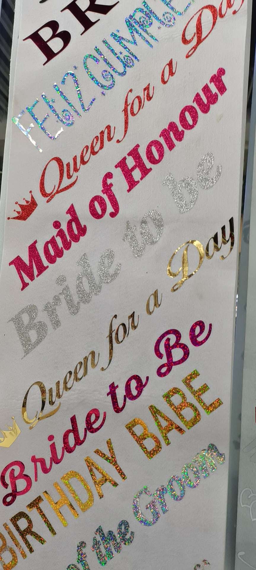 肩带礼仪带绶带飘带镭射PET烫金烫银Birde to beLOGO设计制作