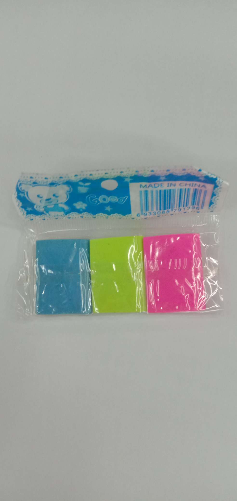 Chinese, Math and English eraser Specification image