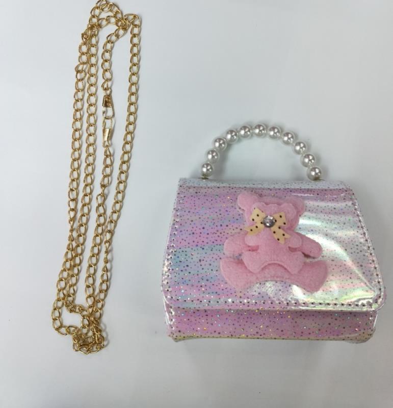 Cute little bear princess bag, dinner bag, coin purse, online red envelope, cute little girl bag Specification image