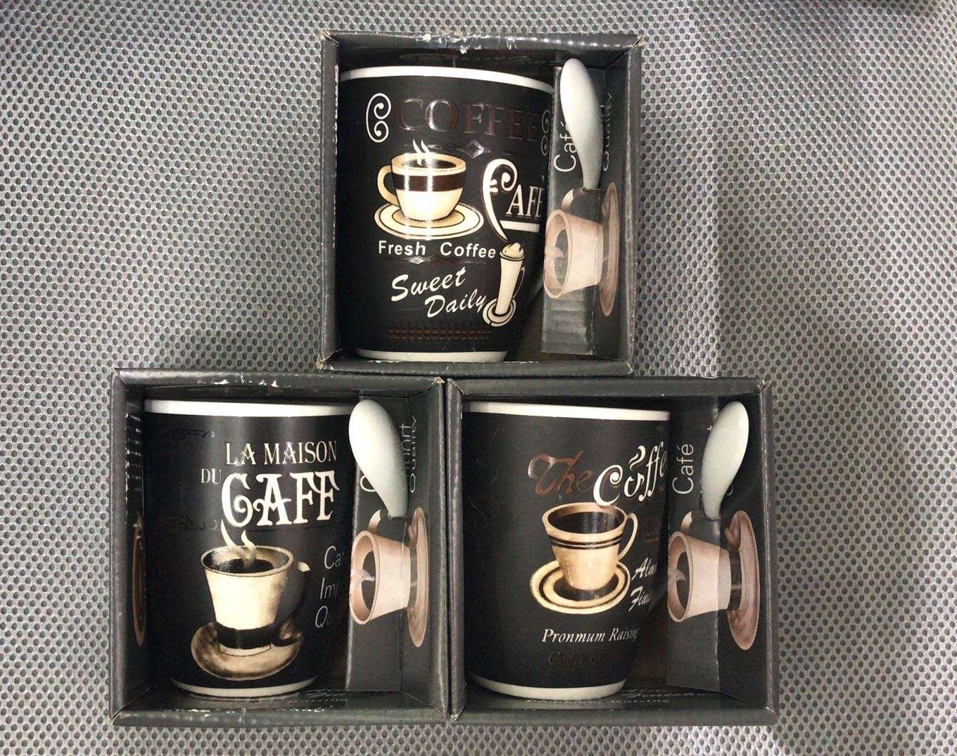 黑球杯陶瓷杯咖啡杯咖啡陶瓷杯情侣水杯