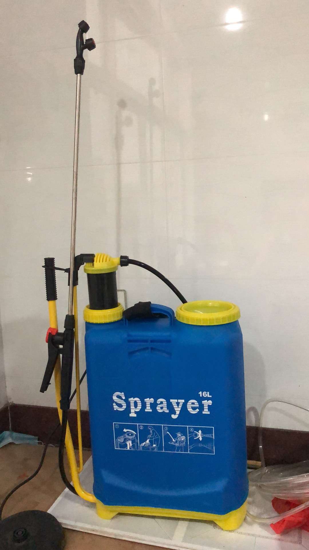 16L手动喷雾器农用手压式打农药机背负式手动防疫消毒机消毒喷壶详情图2