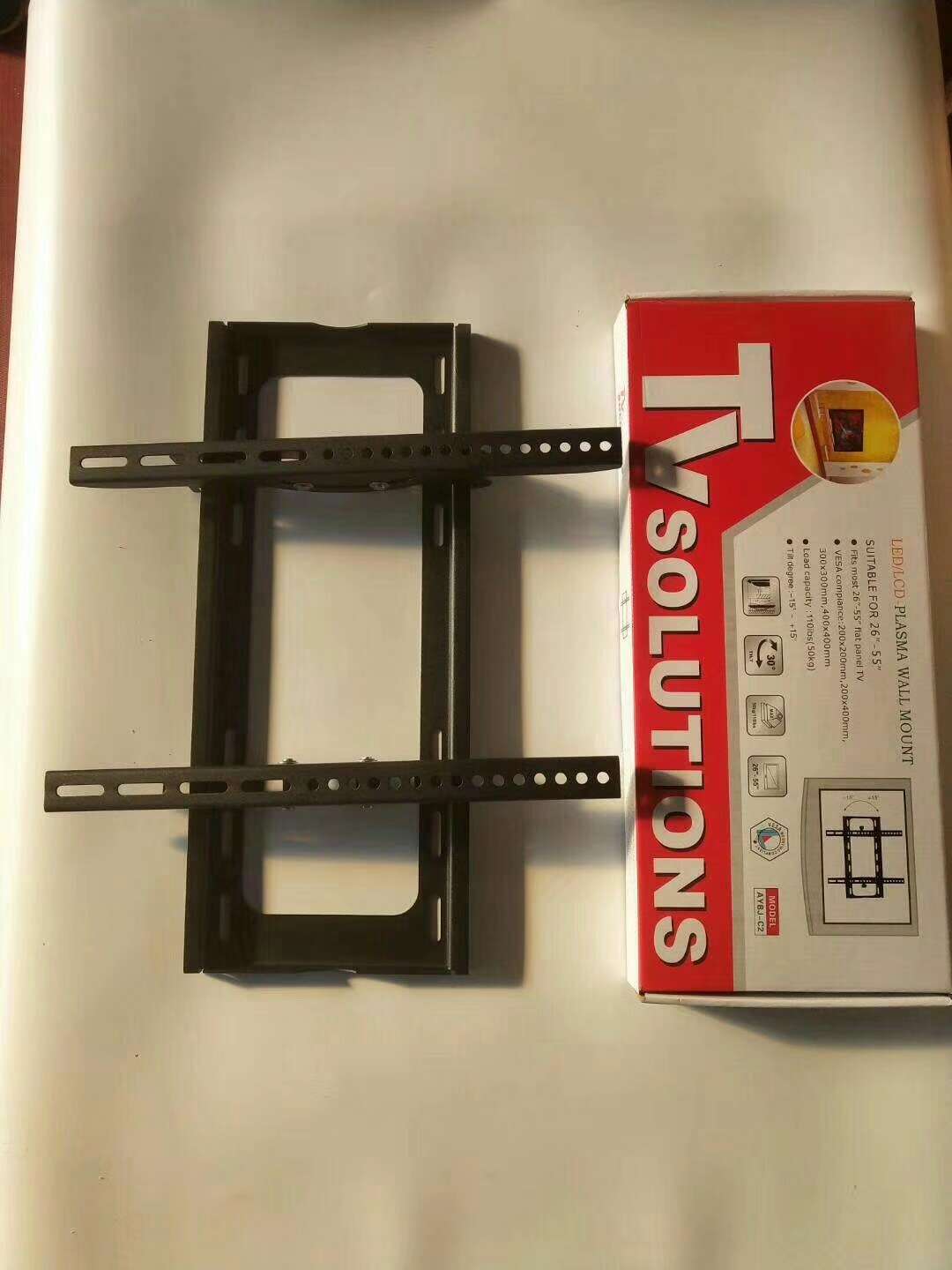 The LCD TV stand is adjustable from 26 to 55 inches and is universal undefined