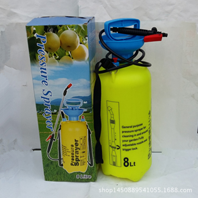 8升小型手压消毒喷雾器农用气压浇花喷壶大容量压力喷水壶背负式园艺详情图6