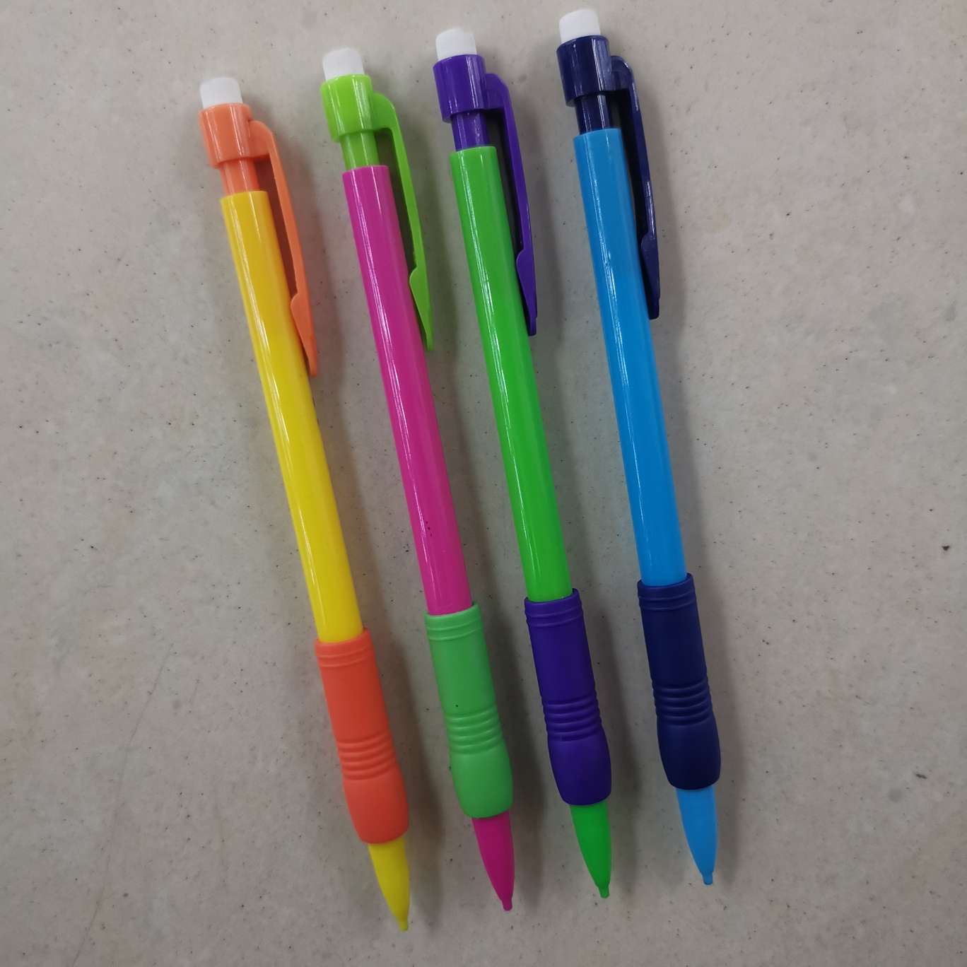 Colorful four-color pencil with a protective case detail image 2