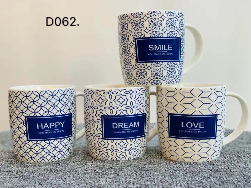 Taza de manzana D062 taza de cerámica taza de café taza de cerámica de café
