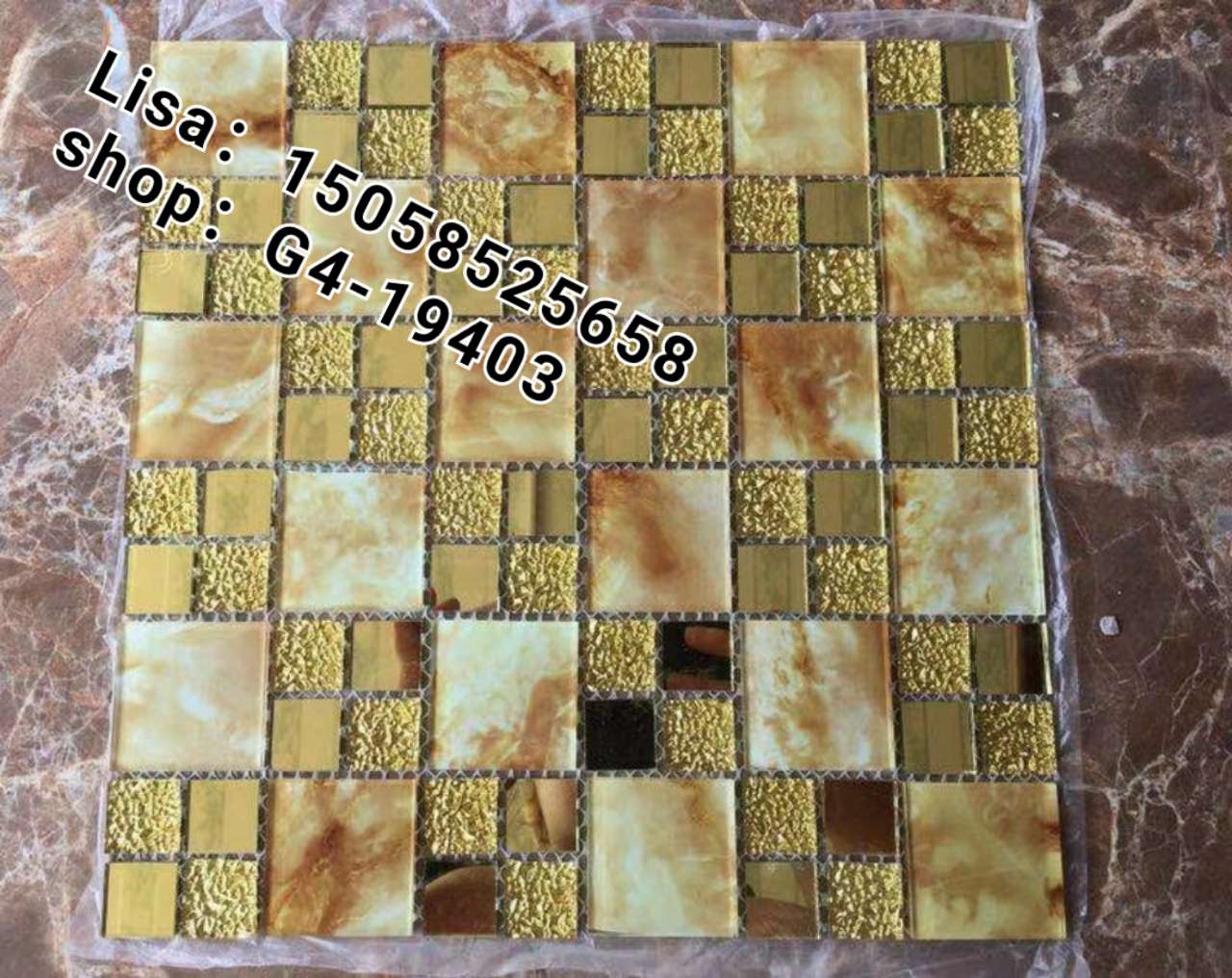 水晶玻璃马赛克产品图