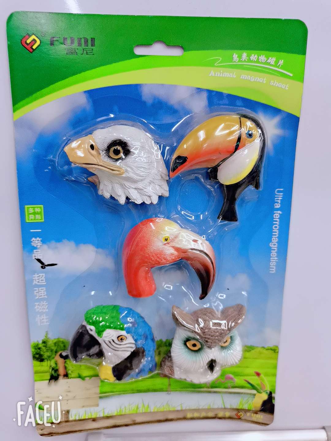 CT—6687鸟类动物树脂磁片