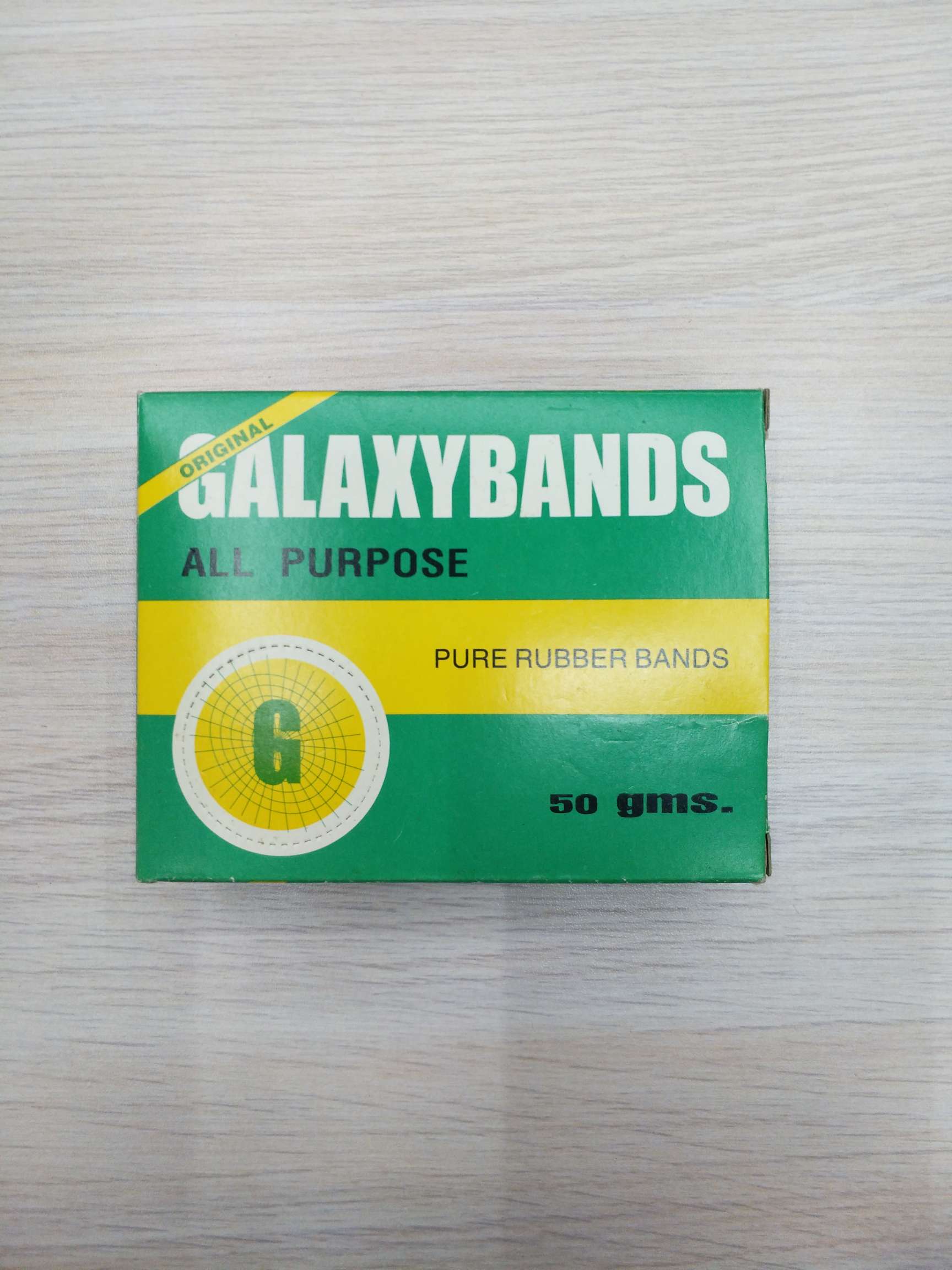 Yellow And Green Color Box Rubber Band details Picture