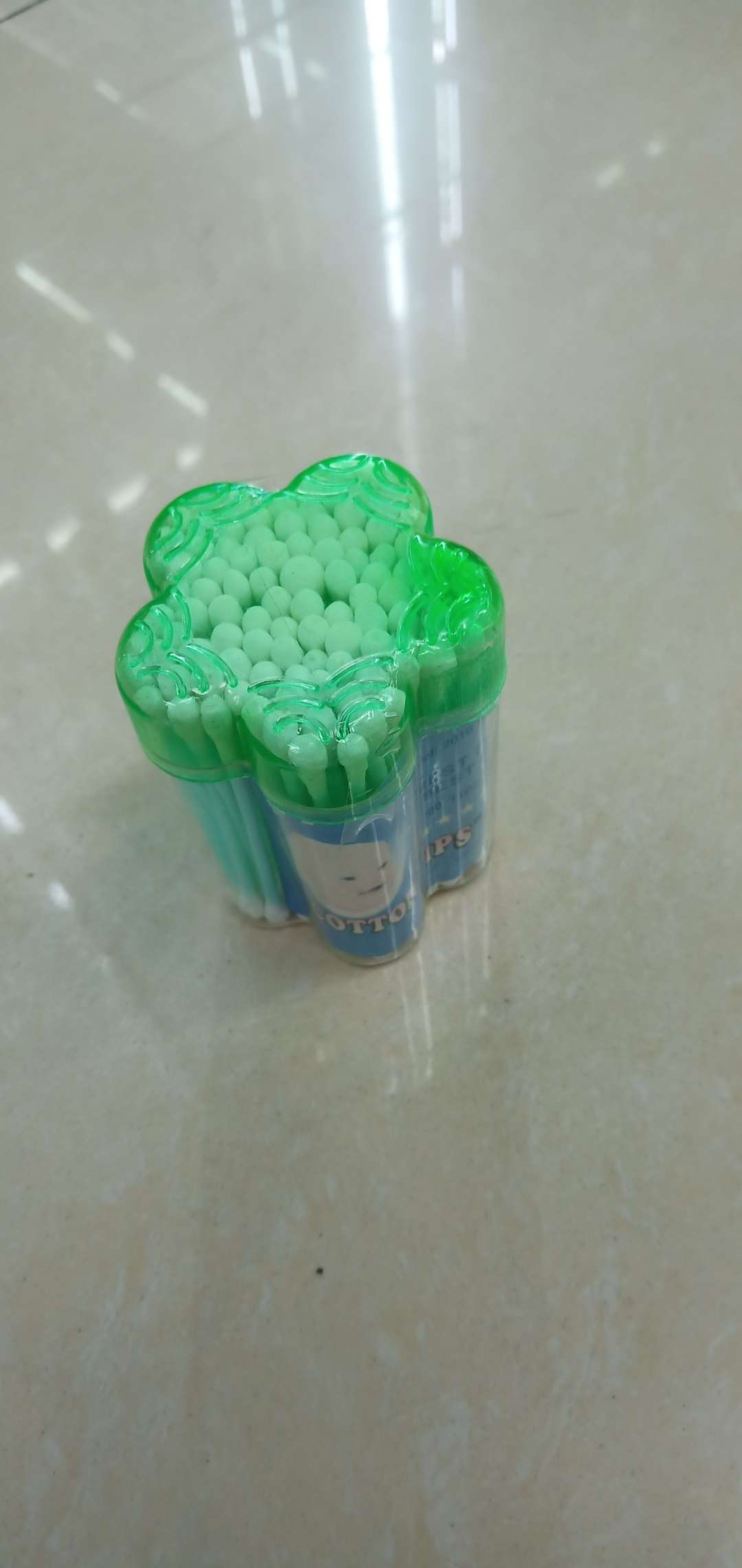 High quality tampon twin-head makeup stick Wooden stick cotton swabs 80 pieces box Specification drawing