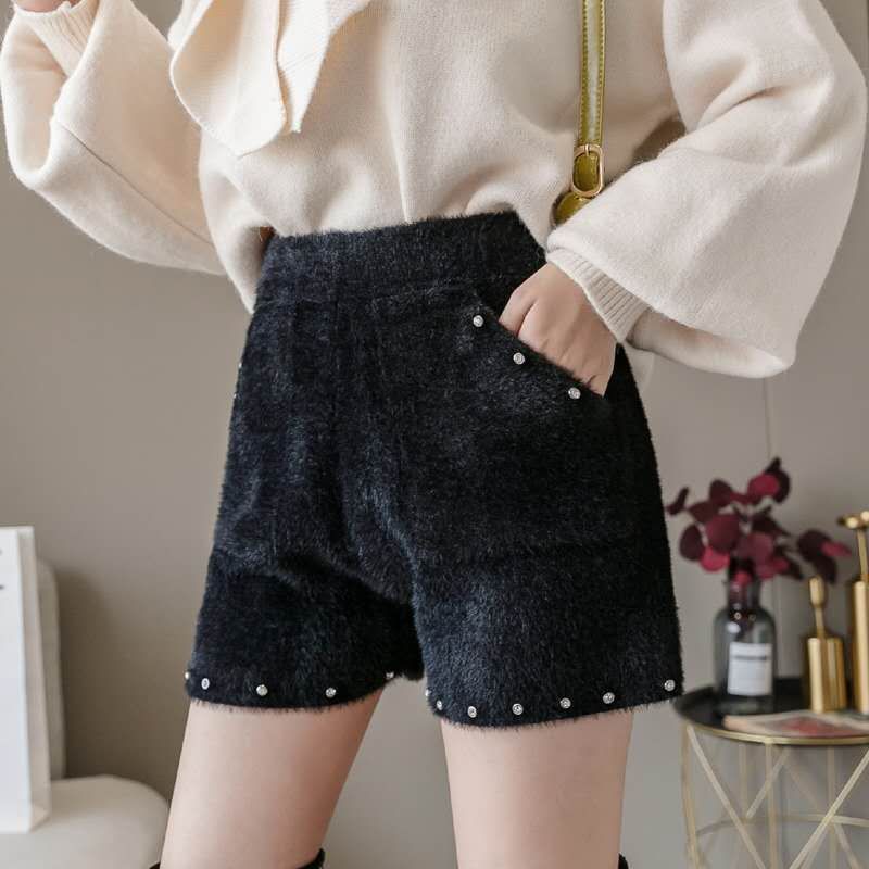 2020秋冬新款女式短裤休闲百搭时尚流行