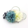 The ancient-style pure hand-wrapped chrysanthemum hair comb is a popular imitation flower hair accessory in the national trend series undefined