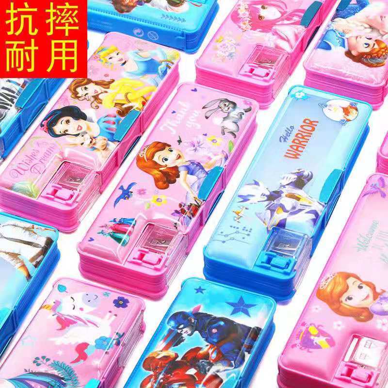 Plastic, magnet pencil case, pencil sharpener thumbnail