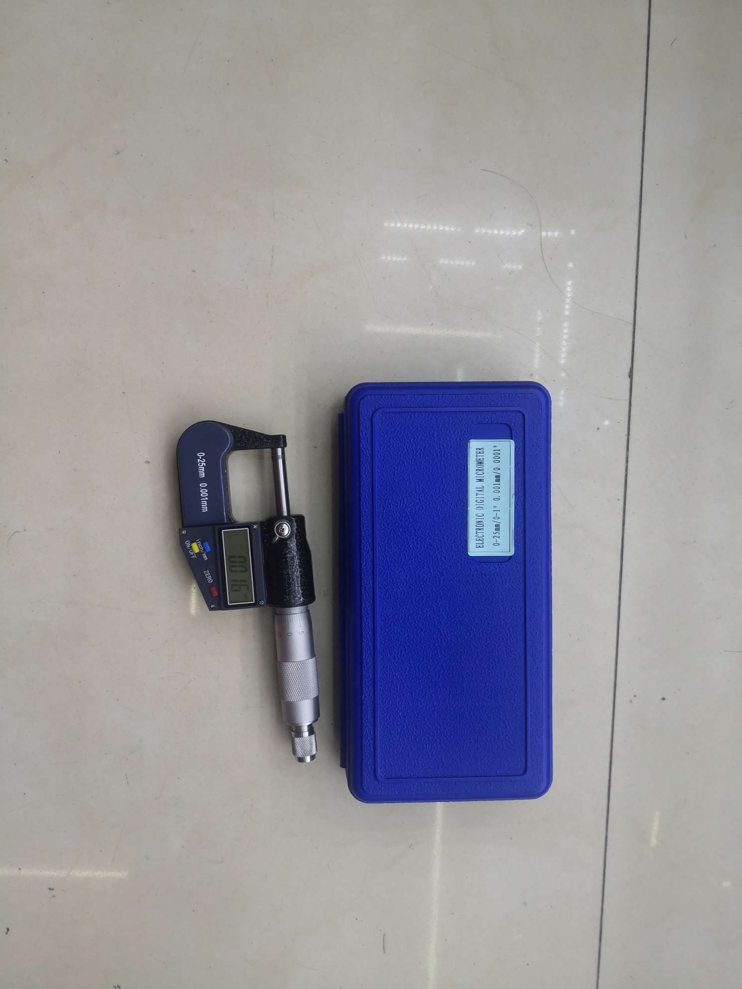 Digital Display 0~25Mm/0.001Mm Micrometer details Picture