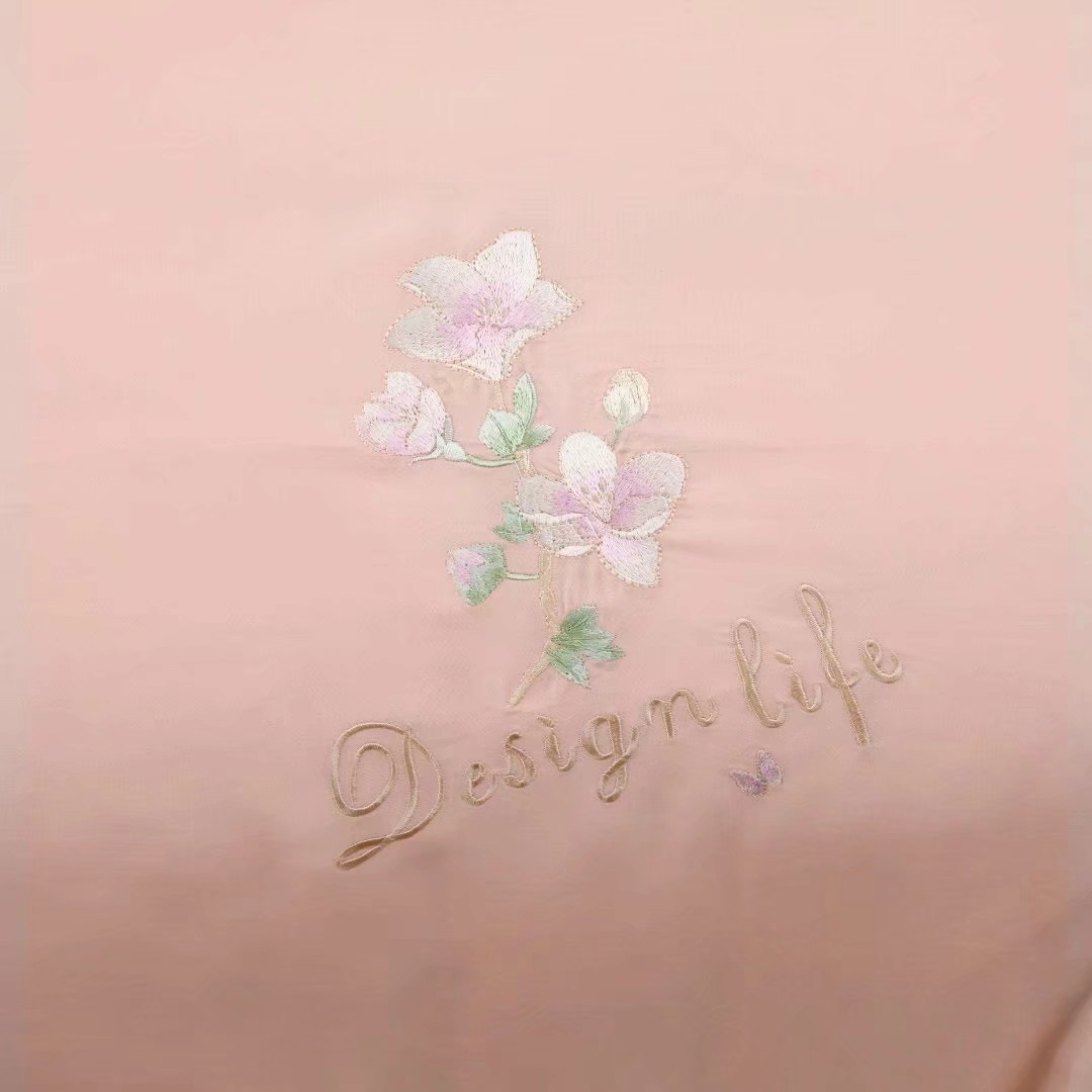 Yiwu Quality products: Frosted four-piece set, soybean winter quilt, four-season quilt, Silk quilt, long-staple cotton, modern simple luxury style, American style, modern simple fashion style, home textile four-piece set, quilt, bedding, Nordic fashion style Specification image