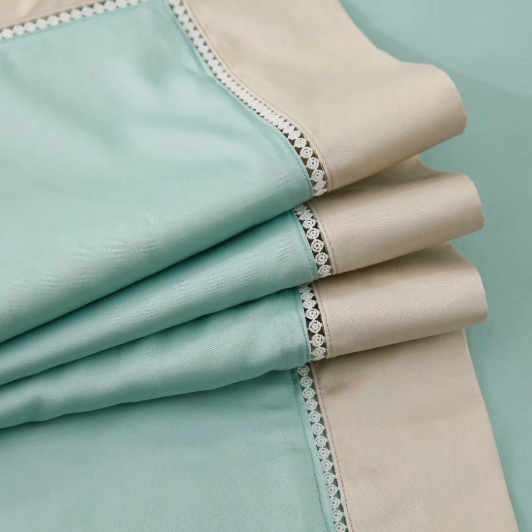 Yiwu quality products: Four-piece set of soybean winter quilts, four-season quilts, silk quilts, long-staple cotton, modern simple luxury style, American style, modern simple fashion style home textile four-piece set, quilts, bedding, Nordic fashion style winter quilts pic 2